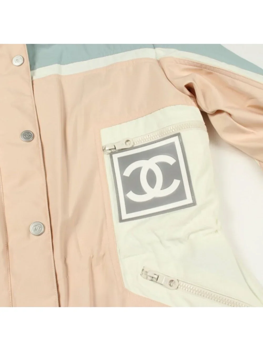 Chanel Sports Line Ski Wear Hooded Jacket